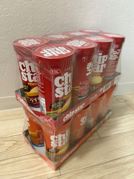 チップスター うすしお味8個入&コンソメ味8個入