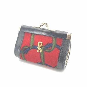  Roberta di Camerino velour coin case change purse .