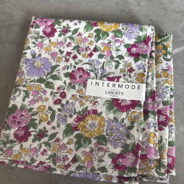 ハンカチ インターモード リバティ LIBERTY Liberty 大人のガーゼ 花柄 リバティ花柄 大判