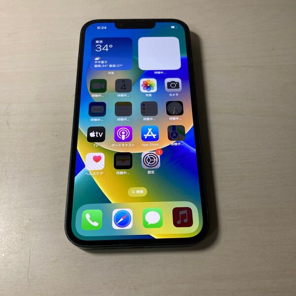 62819 iPhone14 128GB ブラック SIMフリー 中古品 ※本体のみ