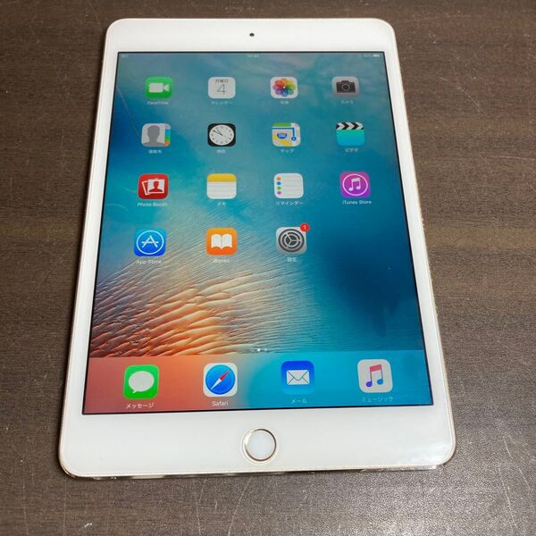 96431 iPad mini4世代 16GB ゴールド SIMフリー 中古品 ※本体のみ