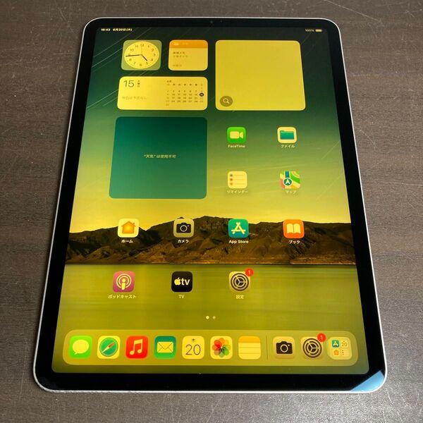 80022 iPad Pro11インチ2世代 512GB シルバー Wi-Fiモデル ジャンク品 ※本体のみ