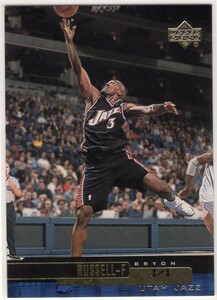  ultra rare! master-piece Bryon Russell < 1999-2000 Upper Deck Master Piece > 1 sheets limitation parallel 1of1