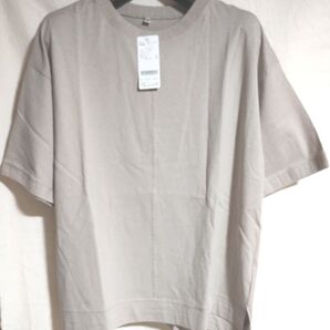 新品ベルーナ デザインリブ使いプルオーバー Tシャツ