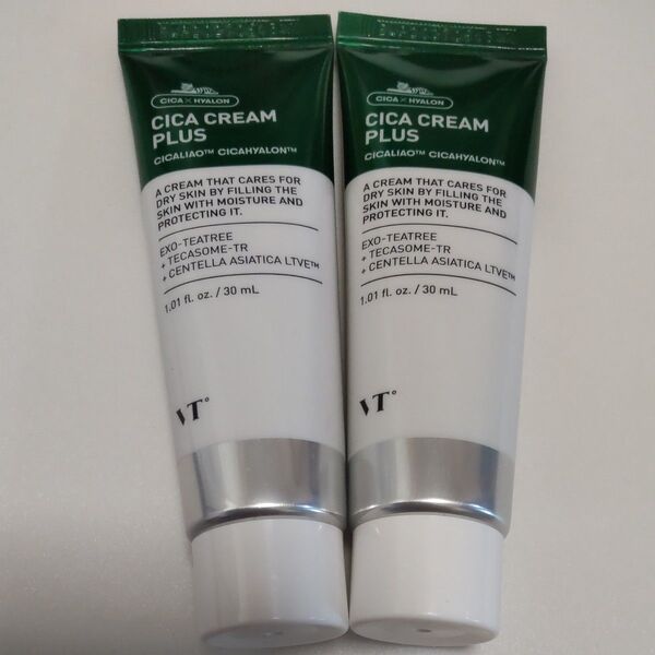 2本 ブイティーコスメティックス VT COSMETICS CICAクリーム プラス 30ml フェイスクリームジェル