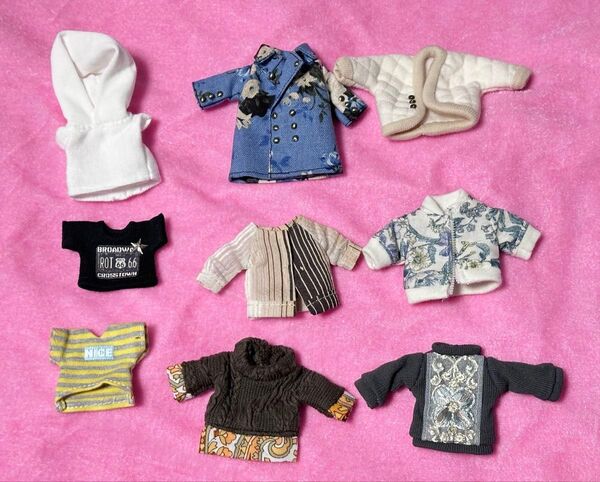 オビツ11 ドール服 コート 上着 パーカー ハンドメイド