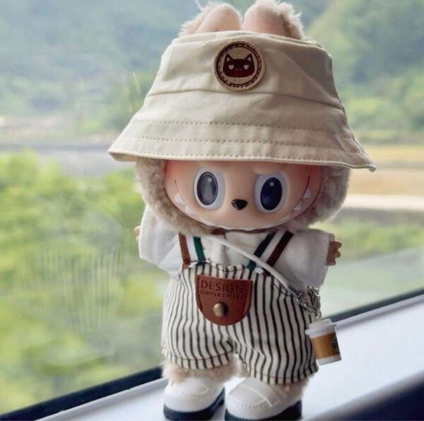ラブブ洋服 Labubuぬいぐるみ着 ぬい服 17cm着せ替え服 6点セット