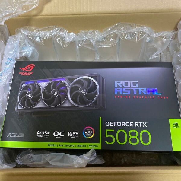 本日限定値下げ〜ROG Astral GeForce RTX 5080 16GB GDDR7 OC Edition新品未開封品