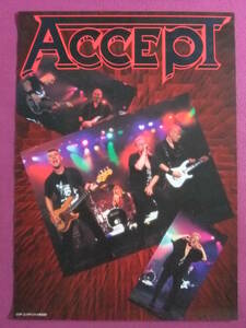 ■P5422/音楽ポスター/『ACCEPT(アクセプト) 』■