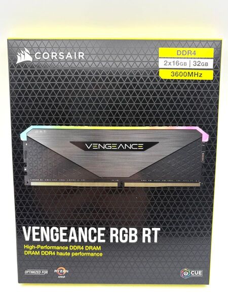 CORSAIR VENGEANCE RGB DDR4 DDR4-3600 C16 メモリ