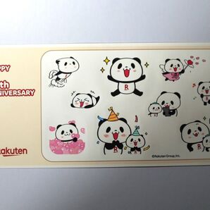 楽天 Rakuten シール ステッカー お買いものパンダ 1枚