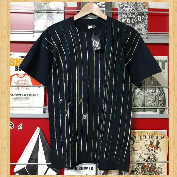 VOLCOM ボルコム Tシャツ Kj Type Stripe 未使用 レア!!