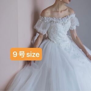 ウェディングドレス 桂由美 パフスリーブドレス Aラインドレス プリンセスライン