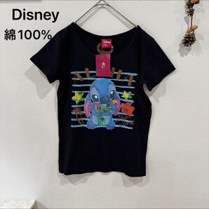 Disney ディズニー スティッチ ALOHA Tシャツ ブラック 未使用