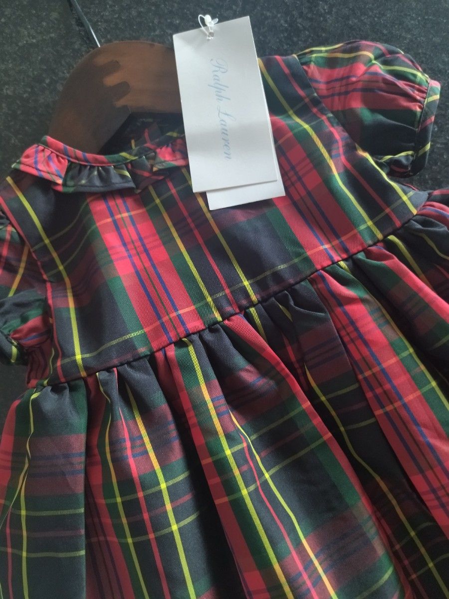Ralph Lauren タータンチェック柄ワンピース 未使用　ラルフローレン
