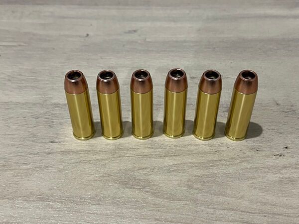 東京マルイ SAA 対応 メタルカートリッジ 金属製 6発 アルミ合金 予備カート 薬莢 弾 シングルアクションアーミー .45