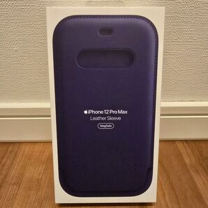 Apple純正 iPhone 12 Pro Max レザーケース