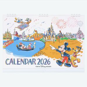 【丸めず発送】ディズニー 2026 カレンダー ミッキー フレンズ 壁掛けカレンダー
