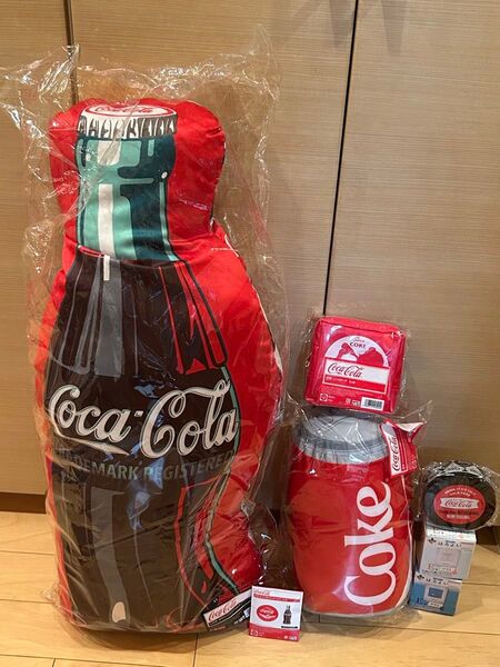コカコーラ くじ タイトーくじ ラストハッピー賞 ラストワン クッション 冷感クッション B賞 レトロポーチ ほろよい グラス