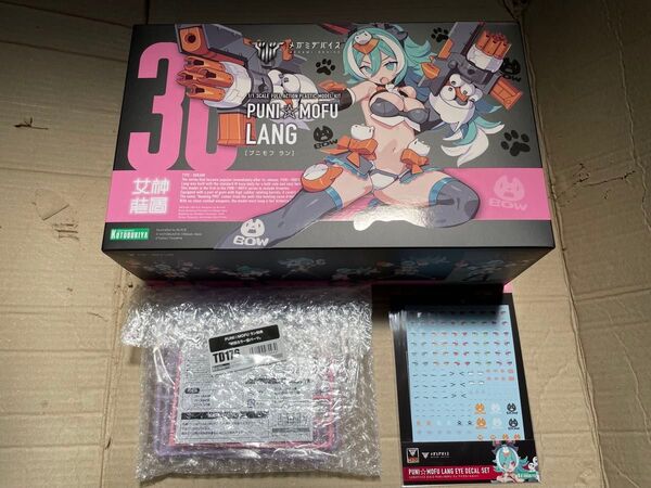 メガミデバイス PUNI☆MOFU ラン アイデカール コトブキヤ限定特典パーツ付き セット 未組立 プラモデル 美プラ