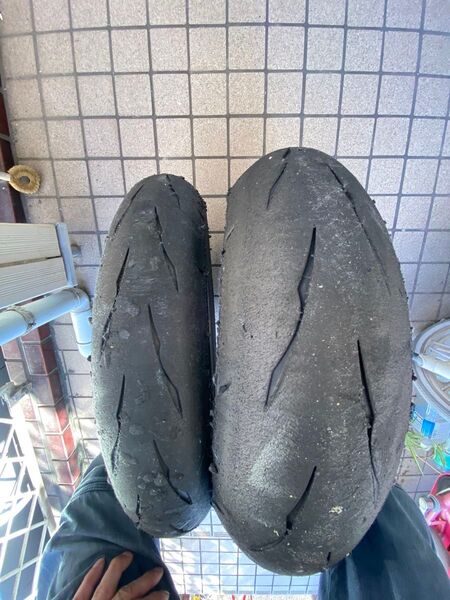 BATTLAX R11 前後セット 120/600R17 180/640R17 BATTLAX RACING ST600