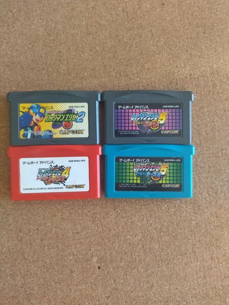 【セット】ロックマンエグゼ2+4+5各種 GBA ゲームボーイアドバンス ソフト