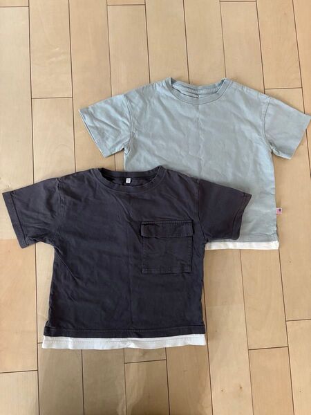 子ども服 半袖 Tシャツ2枚セット 半袖Tシャツキッズ 120