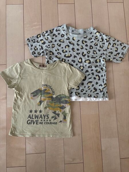 子ども服 半袖 Tシャツ2枚セット 半袖Tシャツキッズ 120