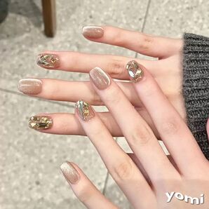 MY008新品匿名配送 全サイズネイルチップ24枚 韓国ネイルチップ推し活ネイる