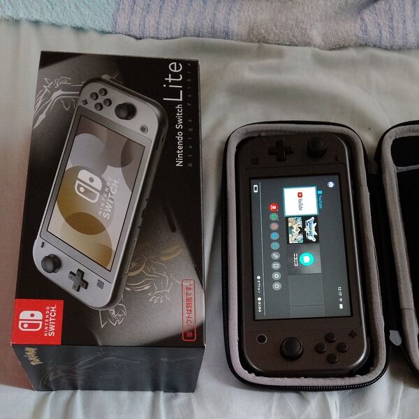 Nintendo Switch Lite ディアルガ・パルキア(SDカードの使用不可)& 持ち運びケース&カバー付き