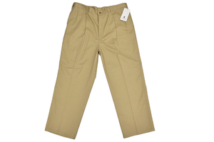 K-1663-1* new goods unused *VISBY vi s view * trousers beige easy two tuck soft . chino pants big size 100cm