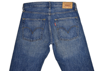 K-1687★美品★Levi's リーバイス 00505-0402★色落ち抜群 鬼ひげ縦落ち ヴィンテージ加工デニム スリムなストレートジーンズ W31_画像8