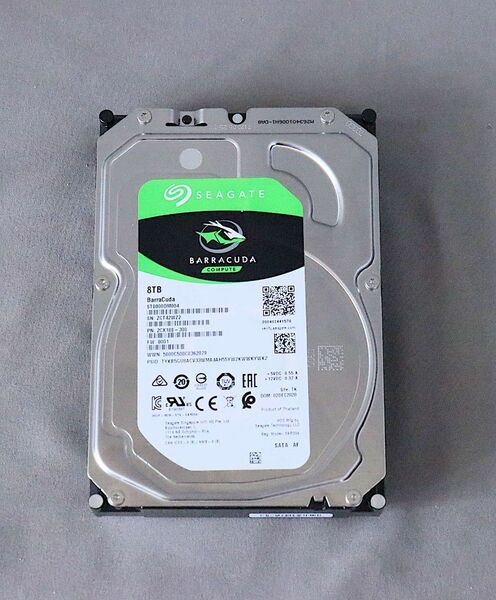 動作品 Seagate Barracuda 8TB HDD ST8000DM004