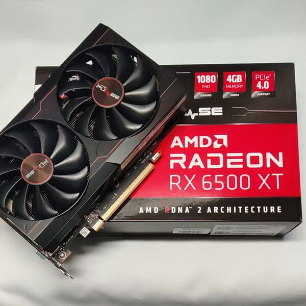 SAPPHIRE PULSE Radeon RX 6500 XT GAMING OC 4GB GDDR6