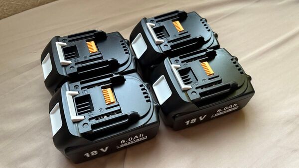 18v 6.0Ah リチウムイオンバッテリー 4個セット マキタ 互換品