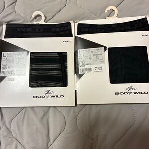ボディワイルド ボクサーパンツ 新品 L 2枚 BODYWILD GUNZE