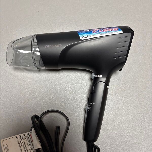 未使用 TESCOM テスコム ヘアドライヤー TID2400B ブラック
