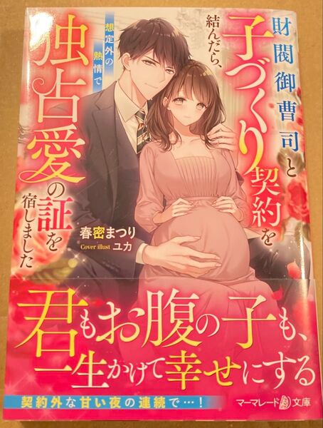 財閥御曹司と子づくり契約を結んだら、想定外の熱情で独占愛の証を宿しました (マーマレード文庫2023/10) 春密まつり