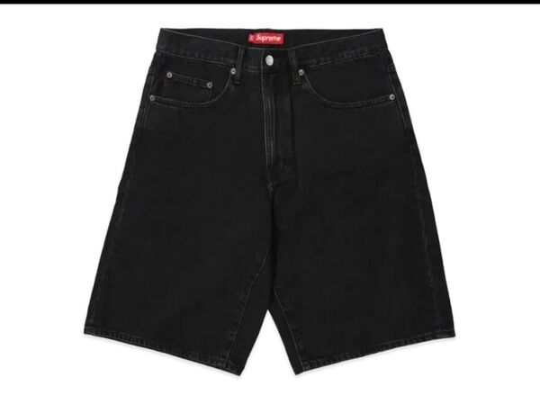 Supreme Baggy Denim Short "Black" 34