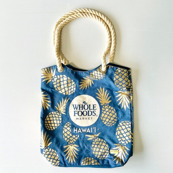 Whole Foods Market タグアロハ カイルアタグ エコバッグ トートバッグ ショッピングバッグ キャンバス