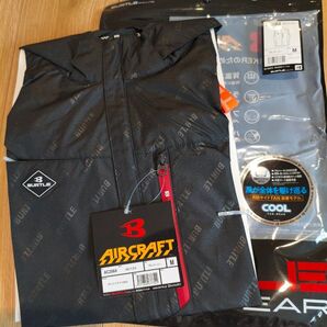新品、未使用2025年モデル AC2064 両脇サイド取付口、フード付きのタイプMサイズ バートル 空調服