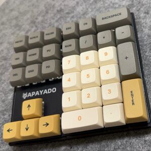 APAYADO テンキー カーソルキー付き メカニカルキー バックライト付き