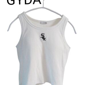 GYDA ホワイト Soxロゴ タンクトップ