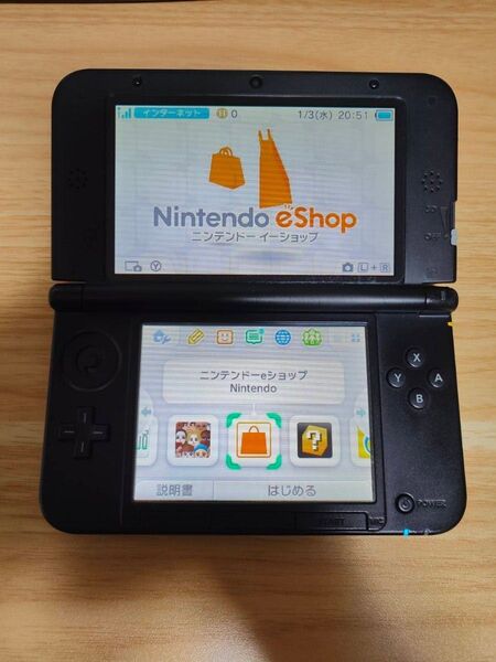 ニンテンドー3DS LL ブルー×ブラック 本体