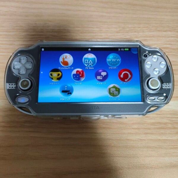 PS Vita PCH-1000 本体 アイスシルバー 本体 ケース付き
