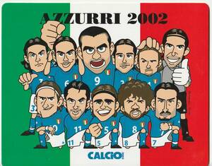 CALCiO2002 дополнение [ оригинал иллюстрации коврик для мыши AZZURRI2002] B