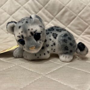 リアルアニマル 猛獣 うつぶせマスコット ユキヒョウ