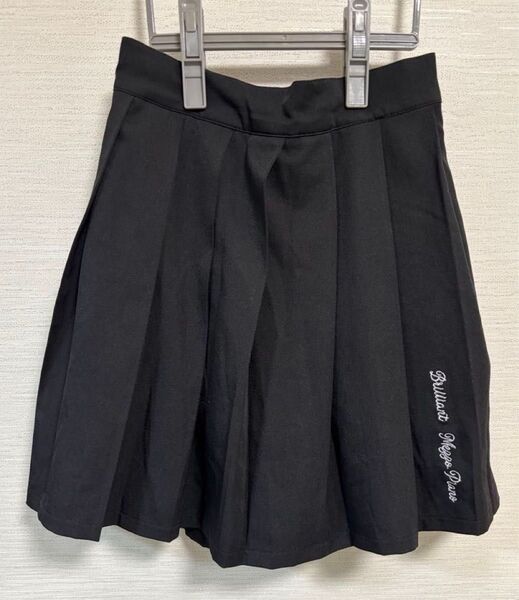 メゾピアノ プリーツスカートパンツ 黒 ブラック 160サイズ