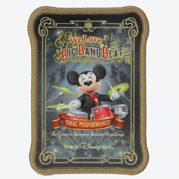 東京ディズニーシー ビッグバンドビート ミッキーマウス ワッペンバッジ