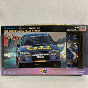  out of print not yet constructed Hasegawa 1/24 Subaru Impreza WRX 1995 #5 Monte Carlo Rally wina- victory car STI GC8 555 minicar model car 